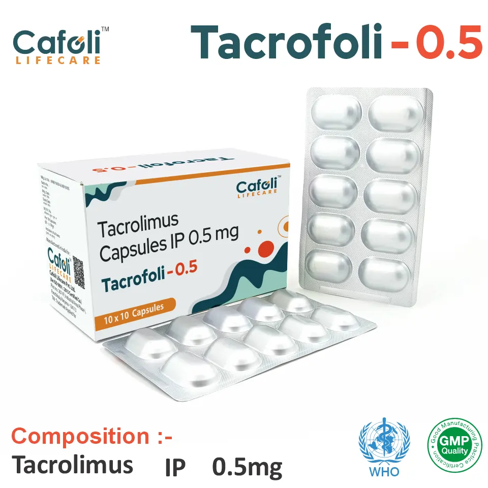 Tacrofoli 0.5 Capsule for PCD Pharma Franchise